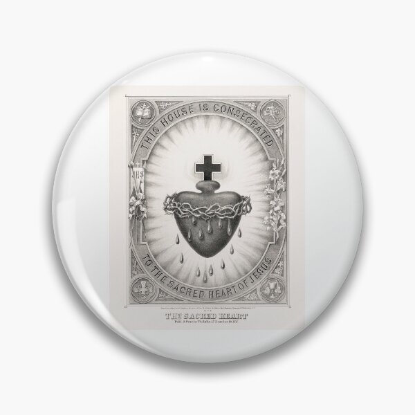 Item preview, The Sacred Heart - This House Is Consecrated To The Sacred Heart of Jesus designed and sold by Oldetimemercan.