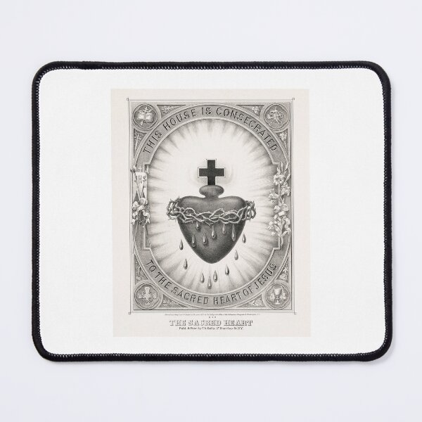 Item preview, The Sacred Heart - This House Is Consecrated To The Sacred Heart of Jesus designed and sold by Oldetimemercan.