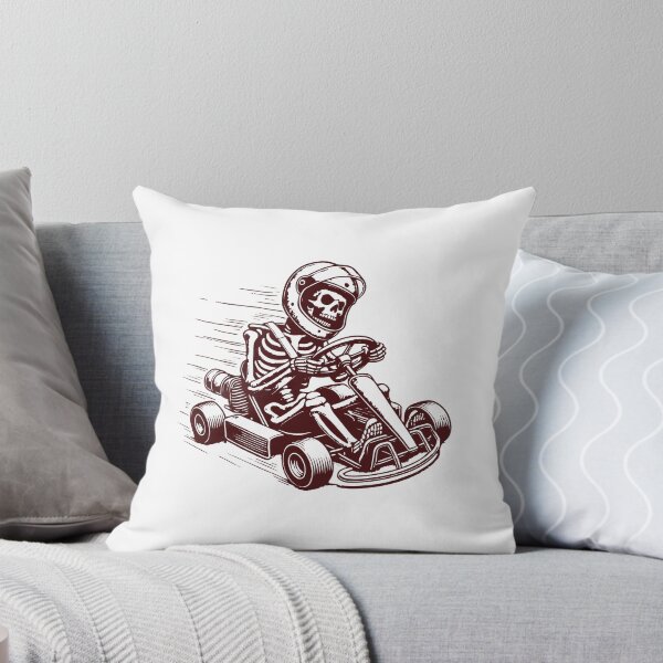 Item preview, Retro Skeleton Go-kart Driver Racing Adventure designed and sold by LuminOrb.