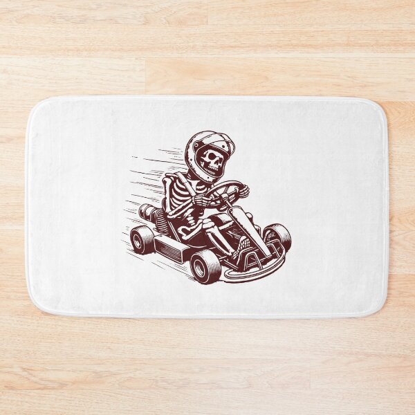 Item preview, Retro Skeleton Go-kart Driver Racing Adventure designed and sold by LuminOrb.