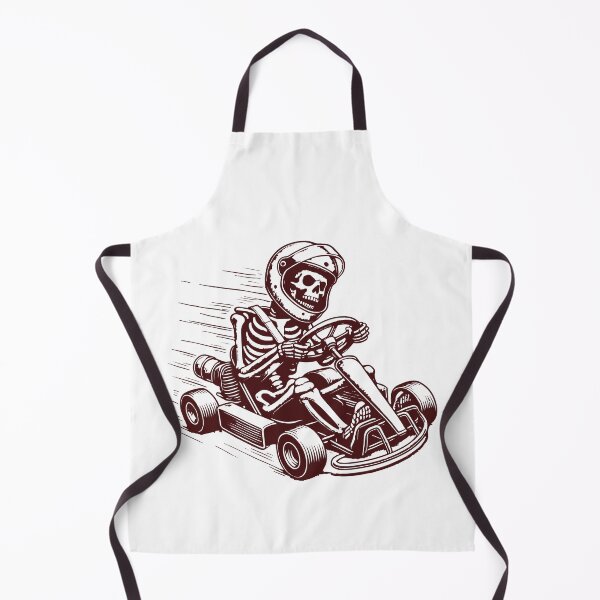 Item preview, Retro Skeleton Go-kart Driver Racing Adventure designed and sold by LuminOrb.