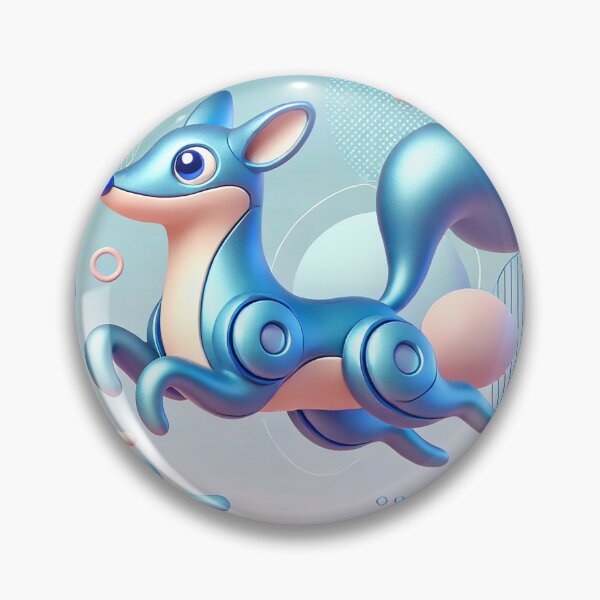 Item preview, Futuristic Blue Dog - Cyber Aesthetic Sci-Fi Art designed and sold by RobiCom.
