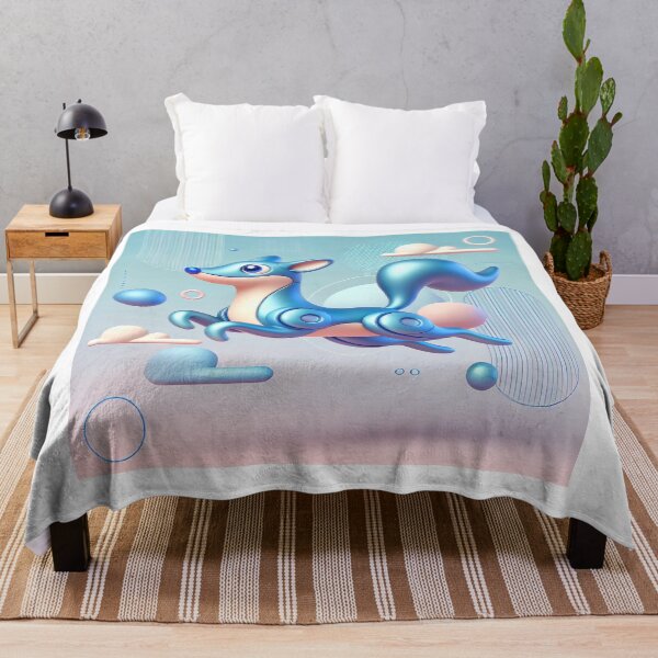 Item preview, Futuristic Blue Dog - Cyber Aesthetic Sci-Fi Art designed and sold by RobiCom.