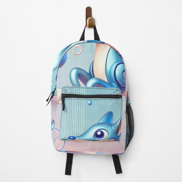 Item preview, Futuristic Blue Dog - Cyber Aesthetic Sci-Fi Art designed and sold by RobiCom.