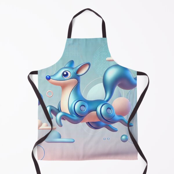 Item preview, Futuristic Blue Dog - Cyber Aesthetic Sci-Fi Art designed and sold by RobiCom.