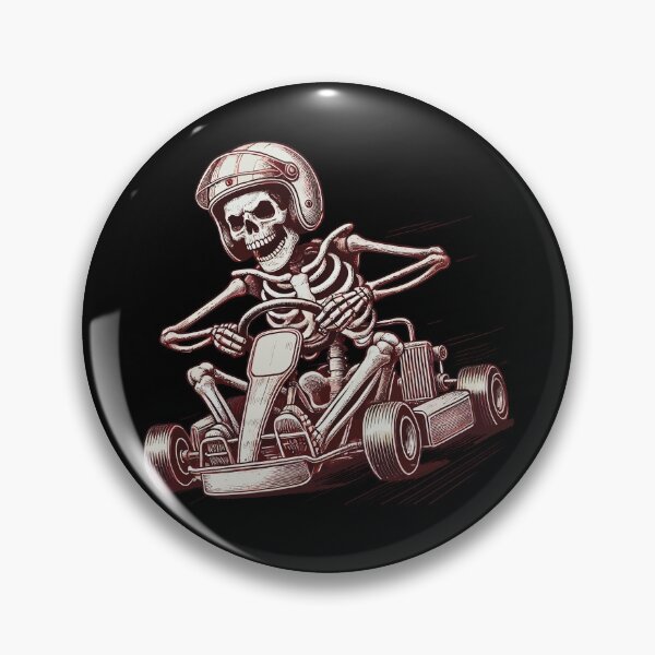 Item preview, Skeleton Go-kart Retro Adventure designed and sold by LuminOrb.