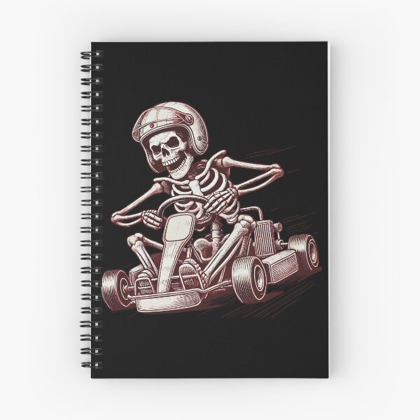 Item preview, Skeleton Go-kart Retro Adventure designed and sold by LuminOrb.