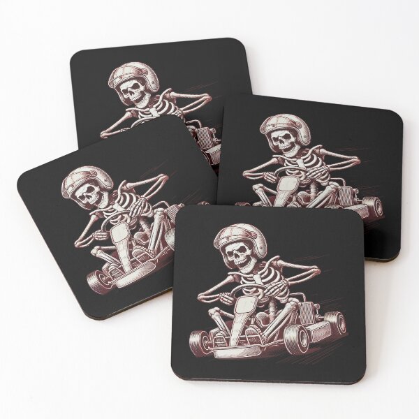 Item preview, Skeleton Go-kart Retro Adventure designed and sold by LuminOrb.