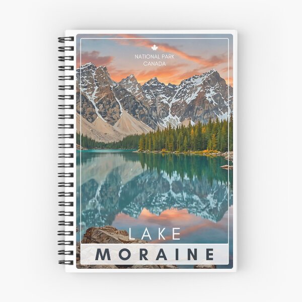 Item preview, Lake Moraine Canada Mountain Art designed and sold by twentytwo ART souvenir designs.