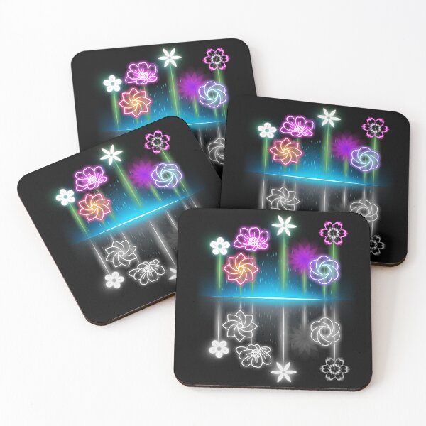 Item preview, Dualistic Neon Flowers designed and sold by Jaruna.