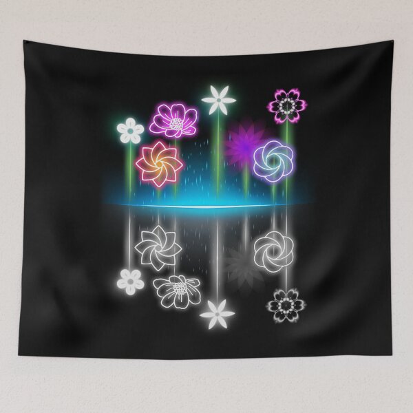 Item preview, Dualistic Neon Flowers designed and sold by Jaruna.