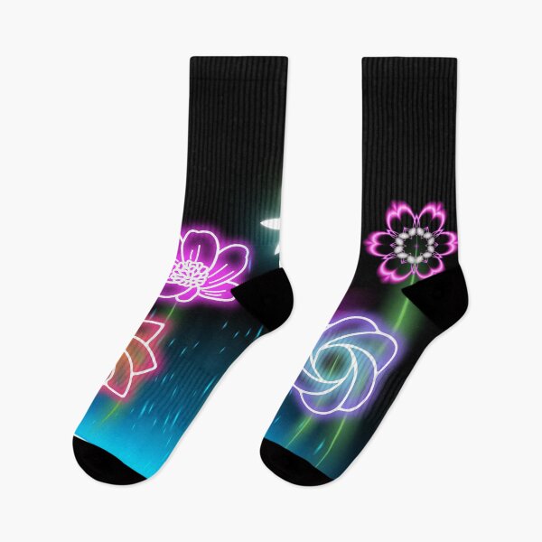 Item preview, Dualistic Neon Flowers designed and sold by Jaruna.
