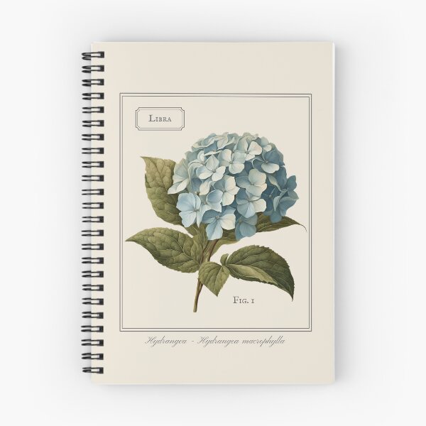 Item preview, Libra astrological flower - Hydrangea designed and sold by DesignCollectiv.