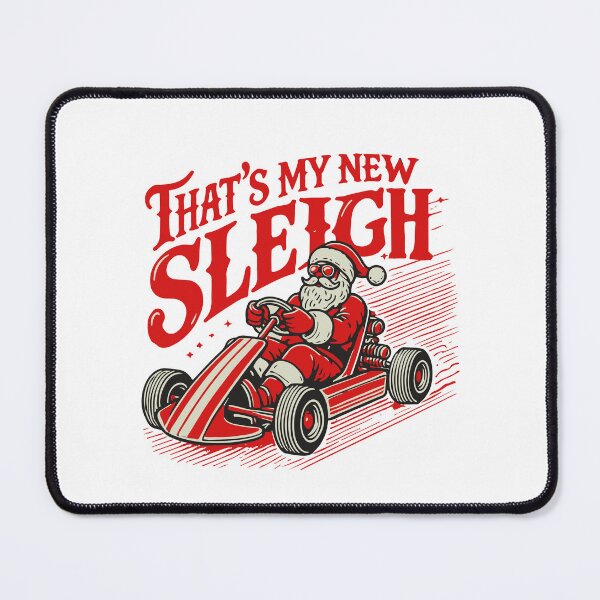 Item preview, Go-kart Christmas Fun In The New Sleigh designed and sold by LuminOrb.