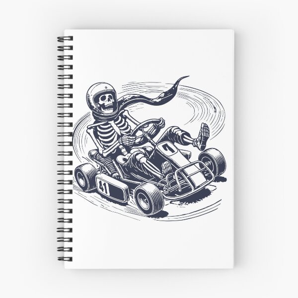 Item preview, Retro Skeleton Go-kart Driver Adventure designed and sold by LuminOrb.