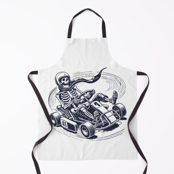 Item preview, Retro Skeleton Go-kart Driver Adventure designed and sold by LuminOrb.