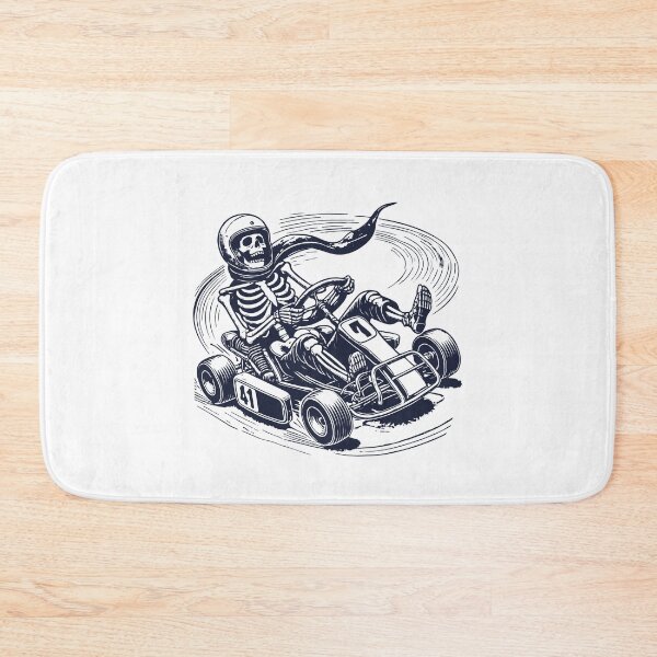 Item preview, Retro Skeleton Go-kart Driver Adventure designed and sold by LuminOrb.
