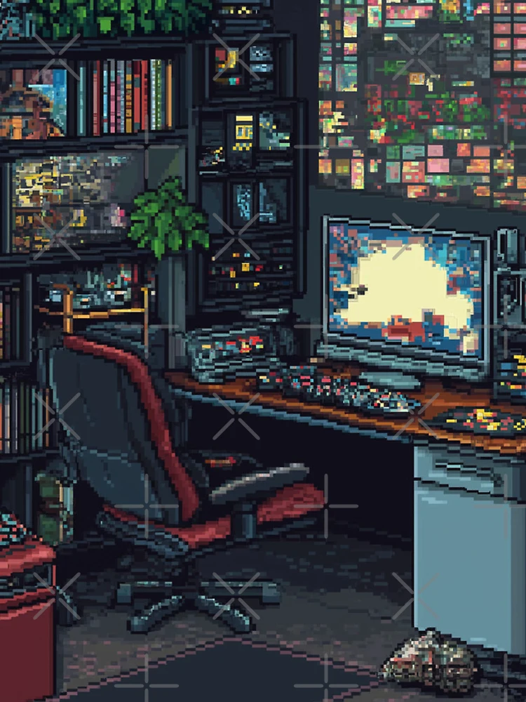 Thumbnail 4 of 4, iPhone Case, Gameroom In 8bit designed and sold by Rtymer.