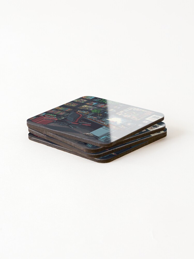 Thumbnail 4 of 5, Coasters (Set of 4), Gameroom In 8bit designed and sold by Rtymer.