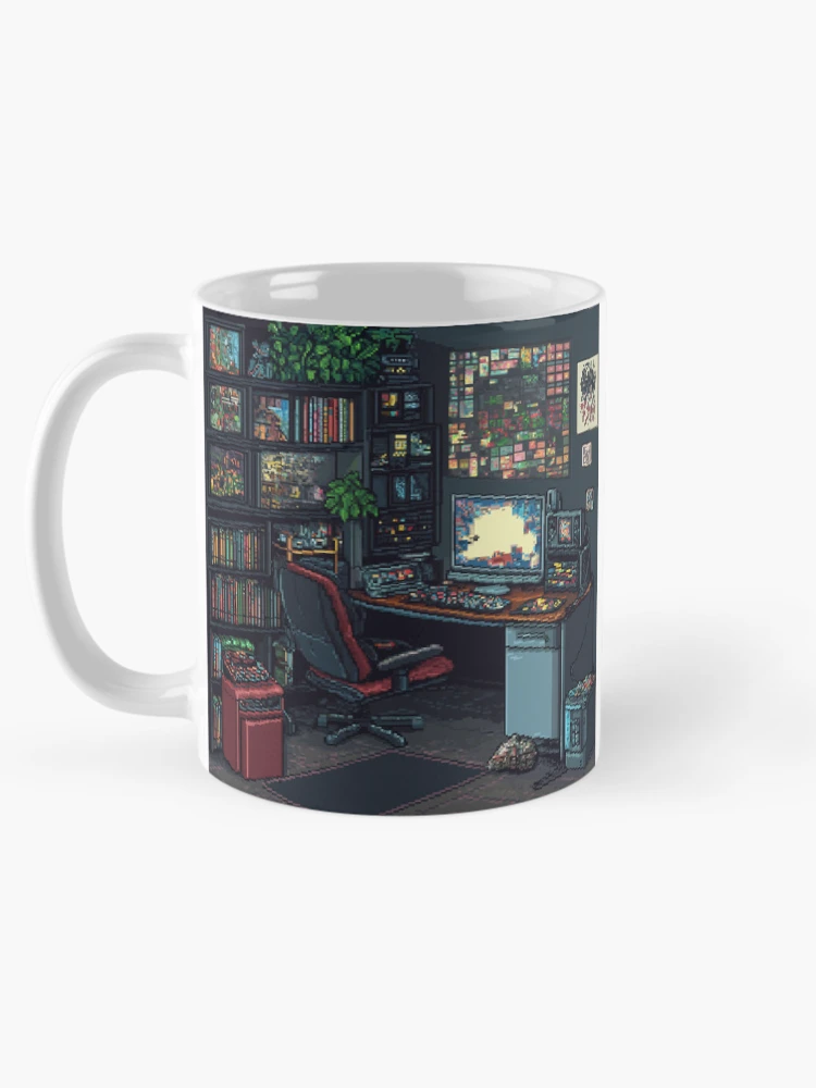 Thumbnail 5 of 6, Coffee Mug, Gameroom In 8bit designed and sold by Rtymer.