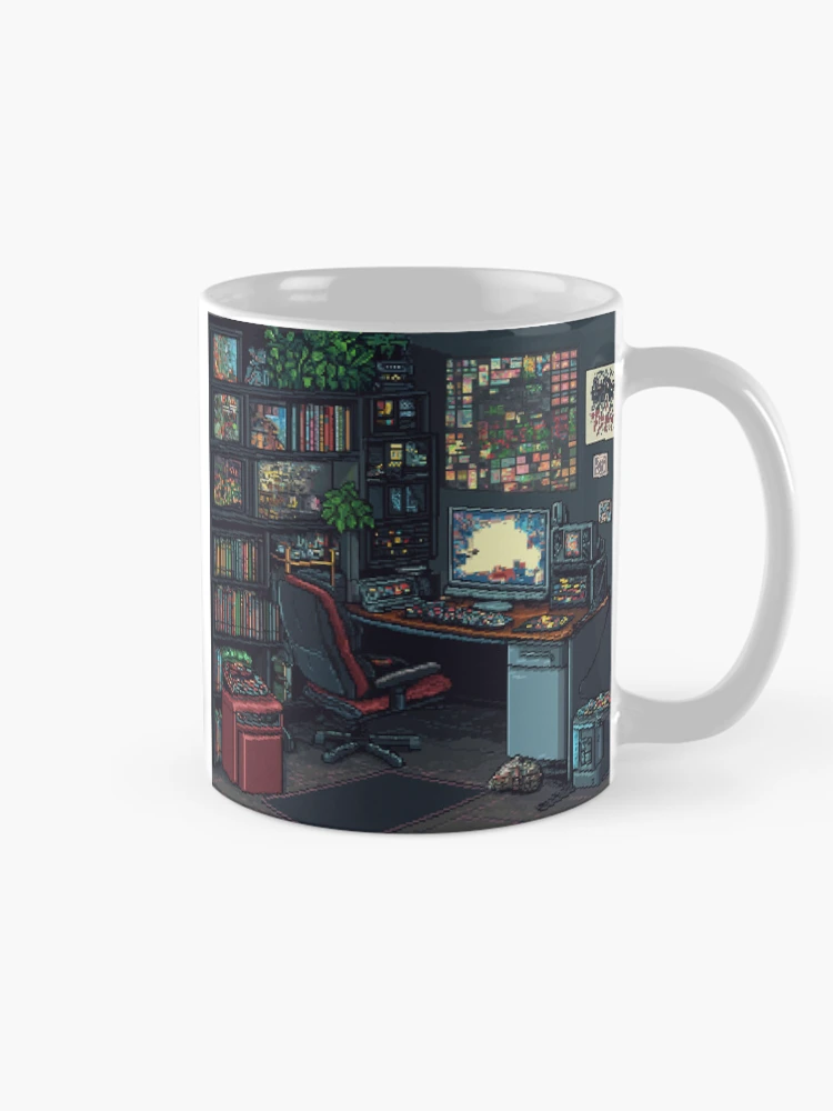 Thumbnail 3 of 6, Coffee Mug, Gameroom In 8bit designed and sold by Rtymer.