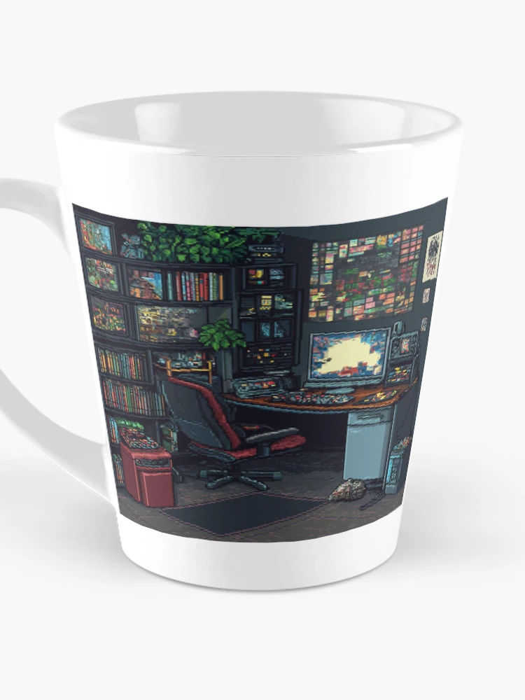 Thumbnail 3 of 4, Coffee Mug, Gameroom In 8bit designed and sold by Rtymer.