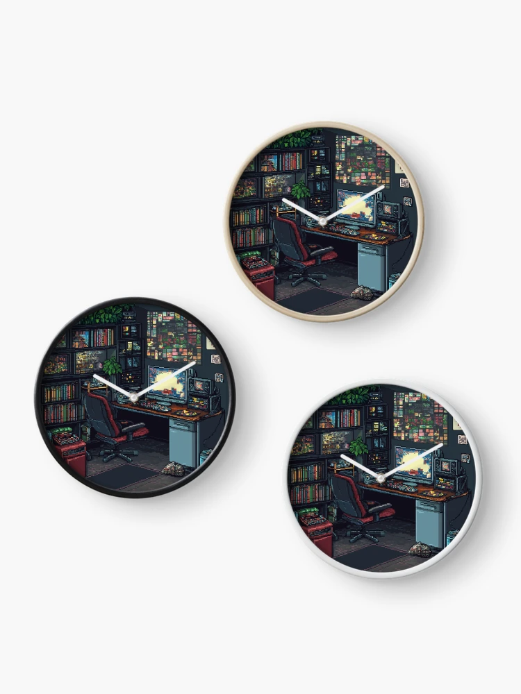 Thumbnail 3 of 4, Clock, Gameroom In 8bit designed and sold by Rtymer.