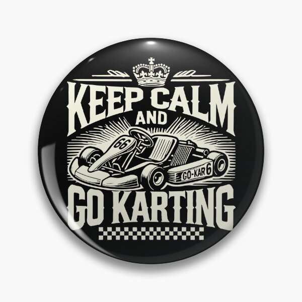 Item preview, Keep Calm And Go-kart Driving designed and sold by LuminOrb.