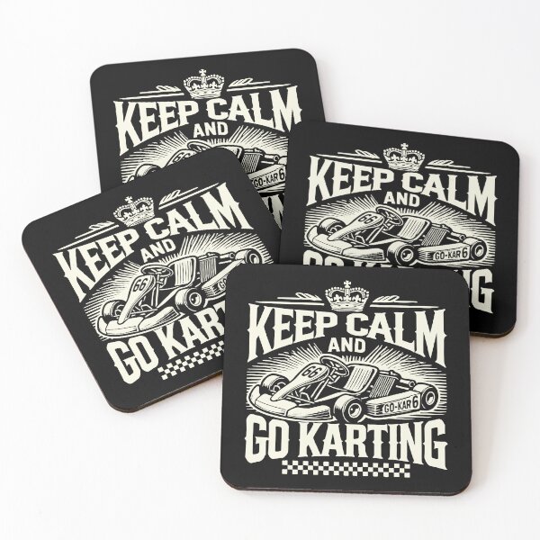 Item preview, Keep Calm And Go-kart Driving designed and sold by LuminOrb.