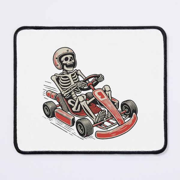 Item preview, Funny Skeleton Go-kart Driver Adventure designed and sold by LuminOrb.