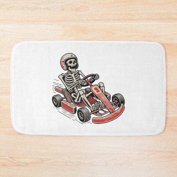 Item preview, Funny Skeleton Go-kart Driver Adventure designed and sold by LuminOrb.