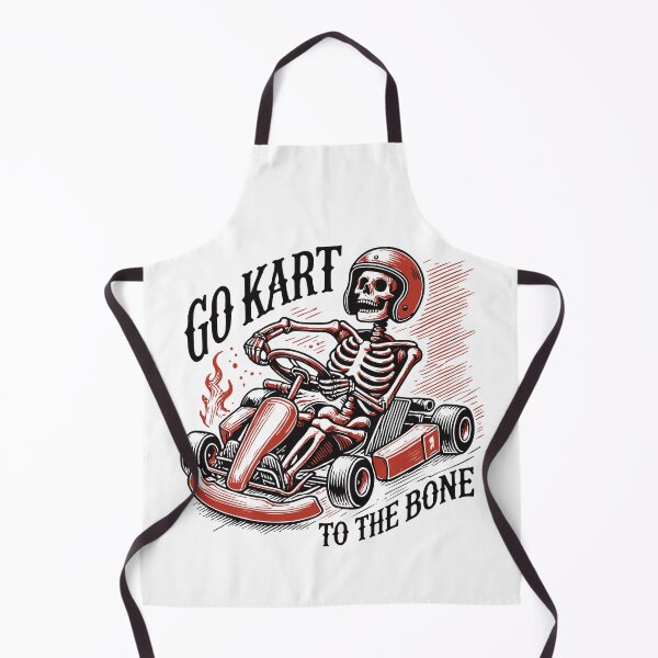 Item preview, Go-kart Down To The Bones Retro Look designed and sold by LuminOrb.