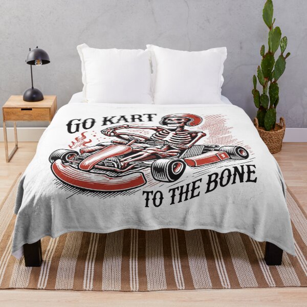 Item preview, Go-kart Down To The Bones Retro Look designed and sold by LuminOrb.