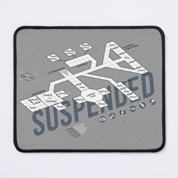 Item preview, Infocom Suspended Game Map designed and sold by aaronareed.