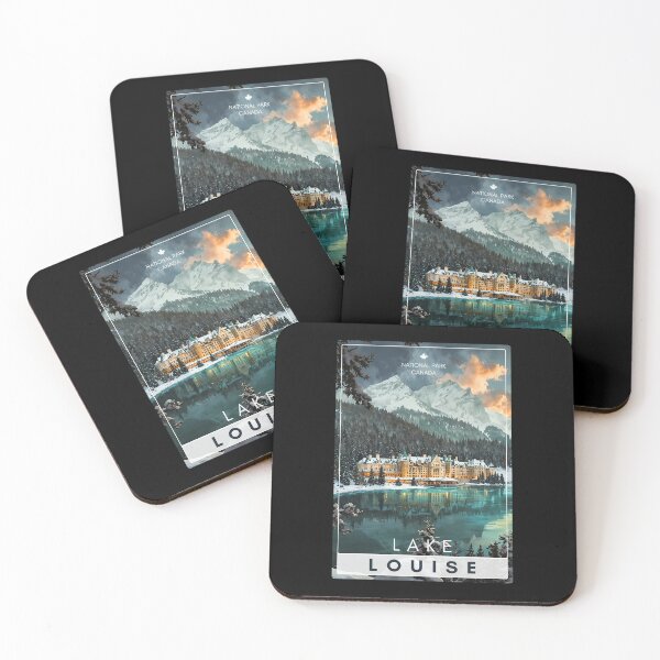 Item preview, Lake Louise Hotel Canada Art designed and sold by twentytwo ART souvenir designs.