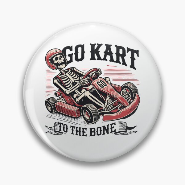 Item preview, Go-kart Up To The Bones Skeleton Racer designed and sold by LuminOrb.