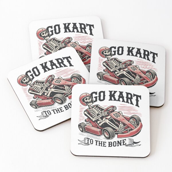 Item preview, Go-kart Up To The Bones Skeleton Racer designed and sold by LuminOrb.