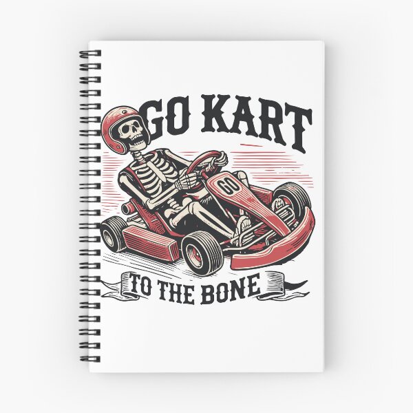 Item preview, Go-kart Up To The Bones Skeleton Racer designed and sold by LuminOrb.