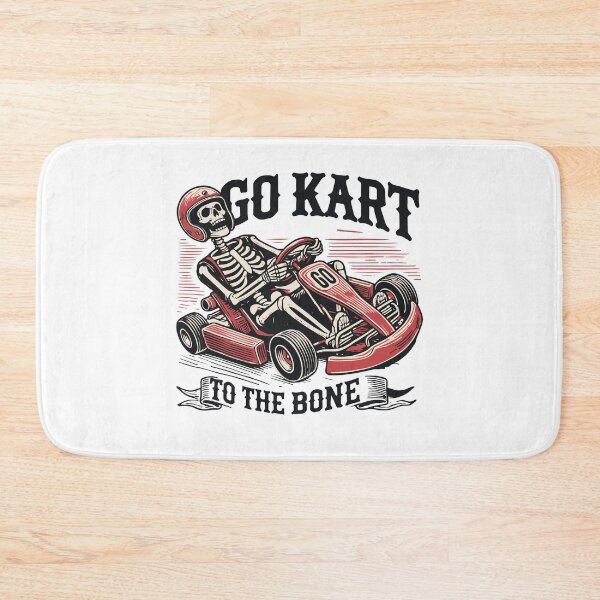 Item preview, Go-kart Up To The Bones Skeleton Racer designed and sold by LuminOrb.