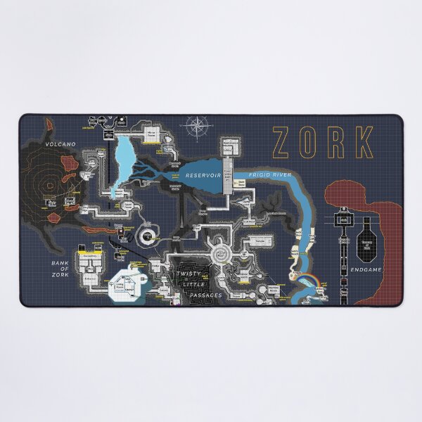 Aperçu de l'œuvre Carte complète de Zork créée et vendue par aaronareed.
