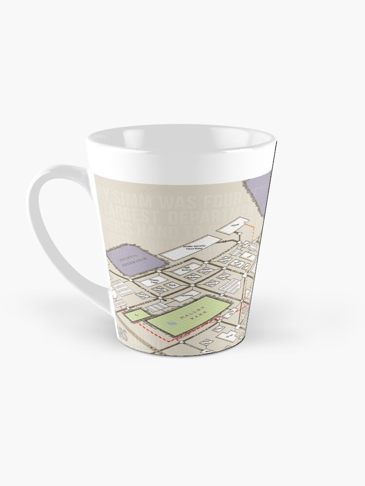 Thumbnail 3 of 4, Coffee Mug, A Mind Forever Voyaging Map designed and sold by aaronareed.