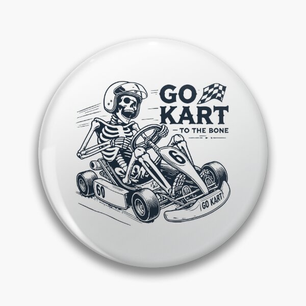 Item preview, Go Kart To The Bone Retro Style designed and sold by LuminOrb.