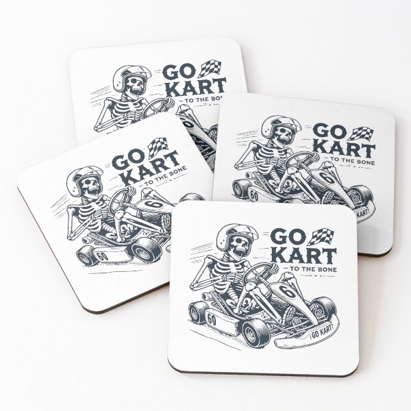 Item preview, Go Kart To The Bone Retro Style designed and sold by LuminOrb.