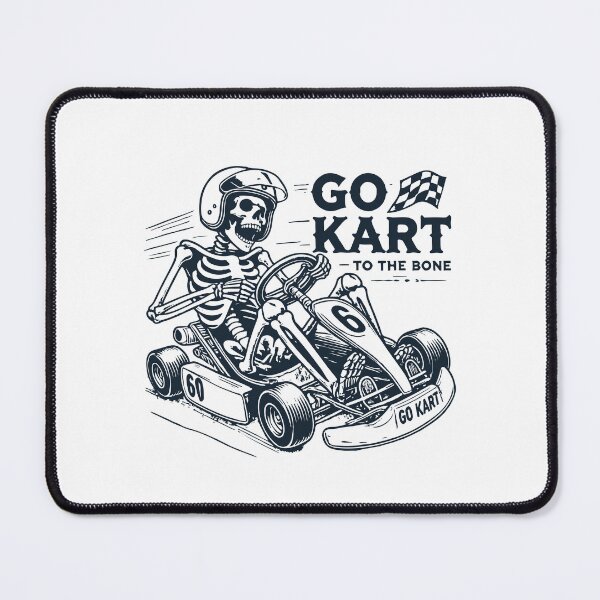 Item preview, Go Kart To The Bone Retro Style designed and sold by LuminOrb.