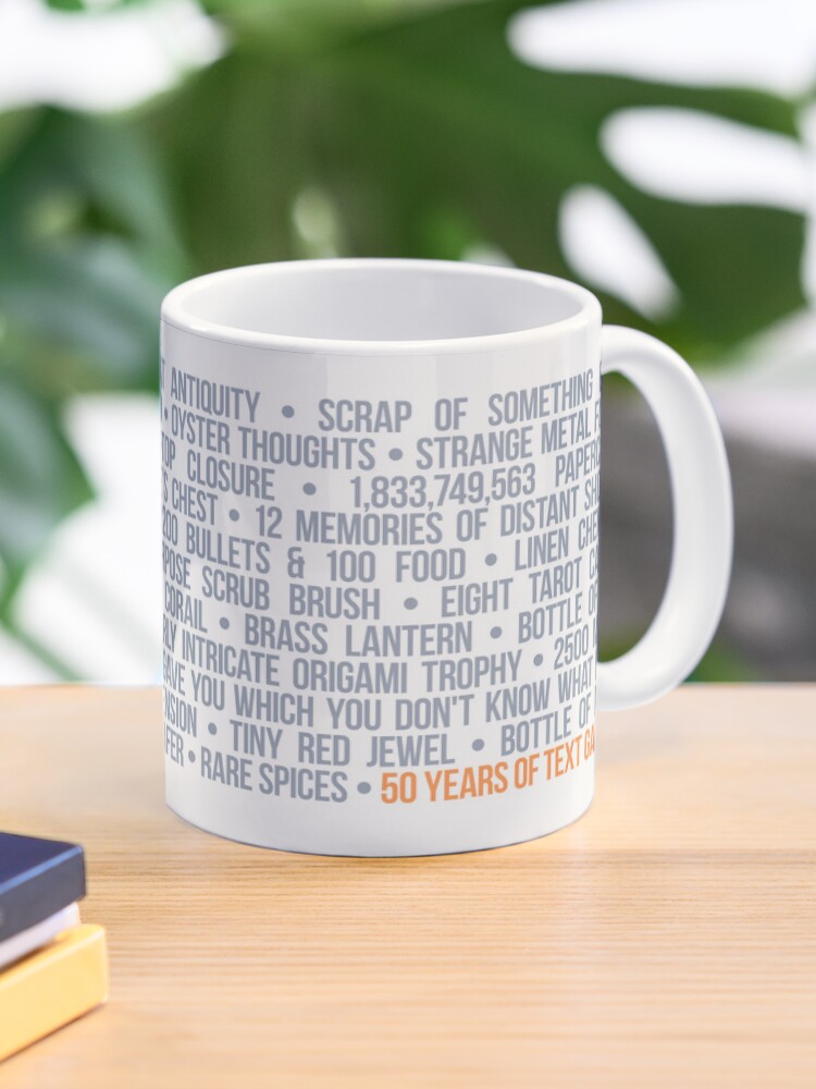 Thumbnail 1 of 6, Coffee Mug, Text Adventure Inventory designed and sold by aaronareed.