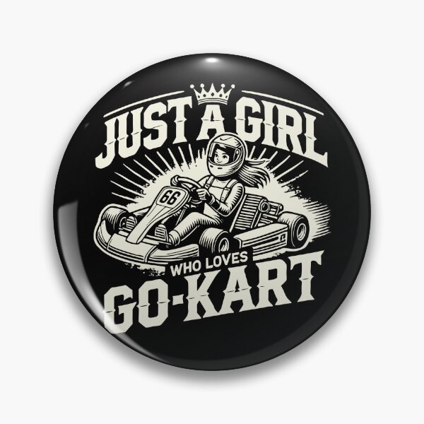 Item preview, Just A Girl Who Loves Go-kart designed and sold by LuminOrb.