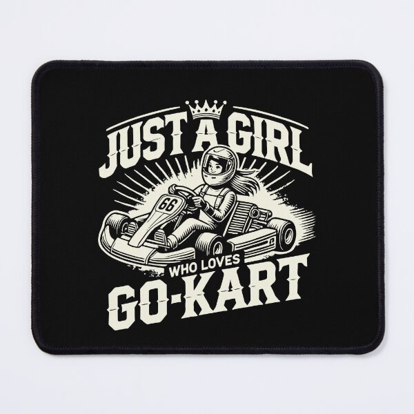 Item preview, Just A Girl Who Loves Go-kart designed and sold by LuminOrb.