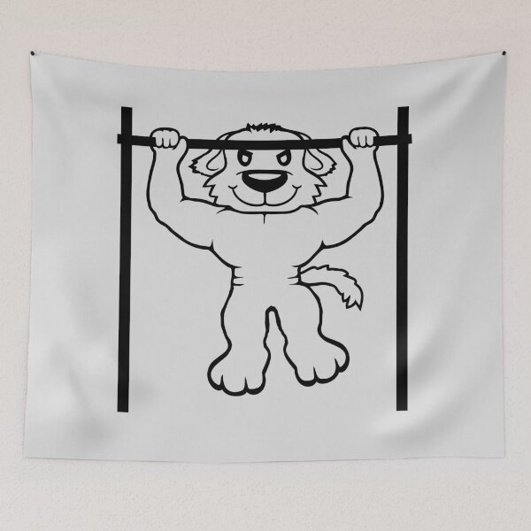 Item preview, Dog Pull-Ups Bar Muscles Gym Pull-Up Bar Bodybuilder Fit designed and sold by shirt-o-mat.