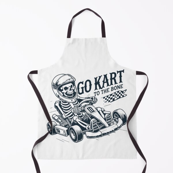 Item preview, Skeleton Go-kart To The Bone Retro Style designed and sold by LuminOrb.