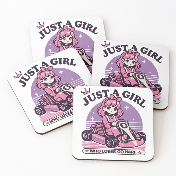 Item preview, Just A Girl Who Loves Go-kart designed and sold by LuminOrb.